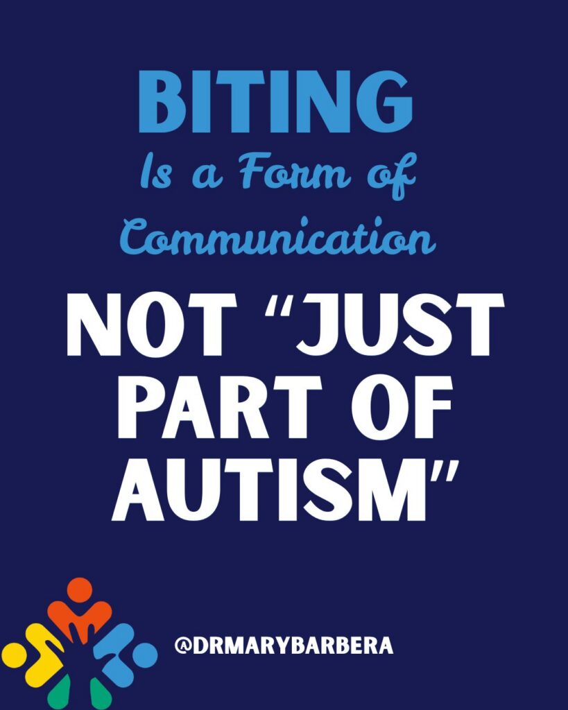 autism and biting. biting is communication