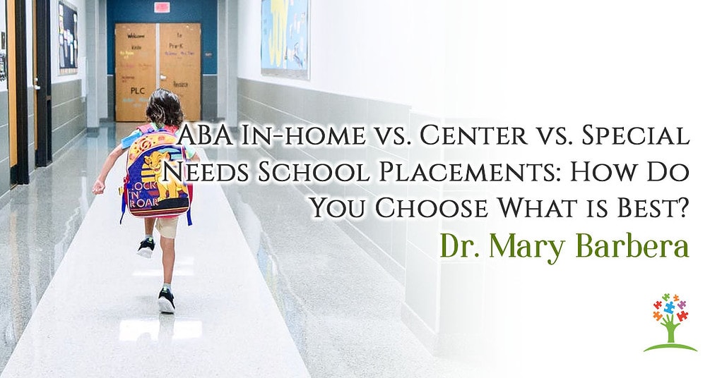ABA In-home vs. Center vs. Special Needs School Placements : How Do You Choose What is Best?