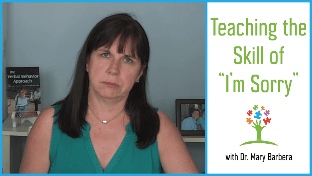 teaching apologizing