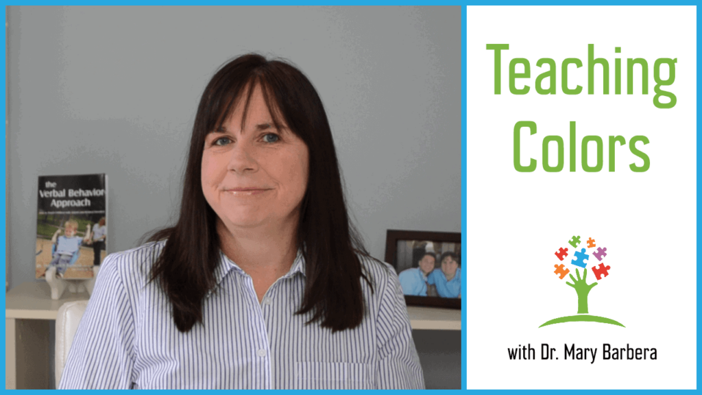 teaching autism colors