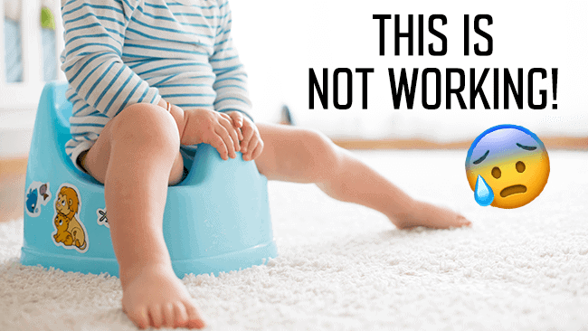 potty training not working