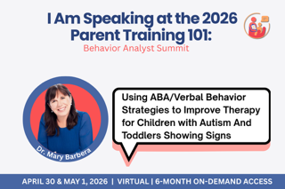 parent training autism. parent training 101 dr. mary barbera
